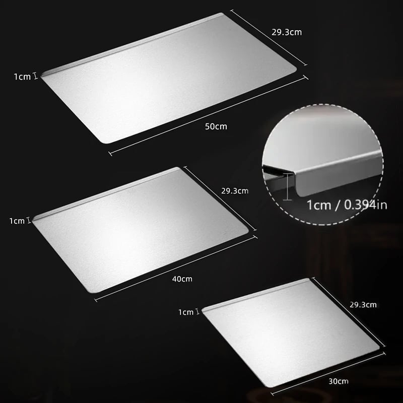 🔥 Premium Stainless Steel Chopping Board – Non-Slip, Durable, Hygienic Kitchen Cutting Board