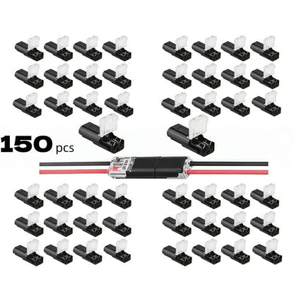 🔥LAST DAY 50% OFF - 🛠️💥Double-Wire Plug-in Connector Led Light Strip Connectors 2 Pin