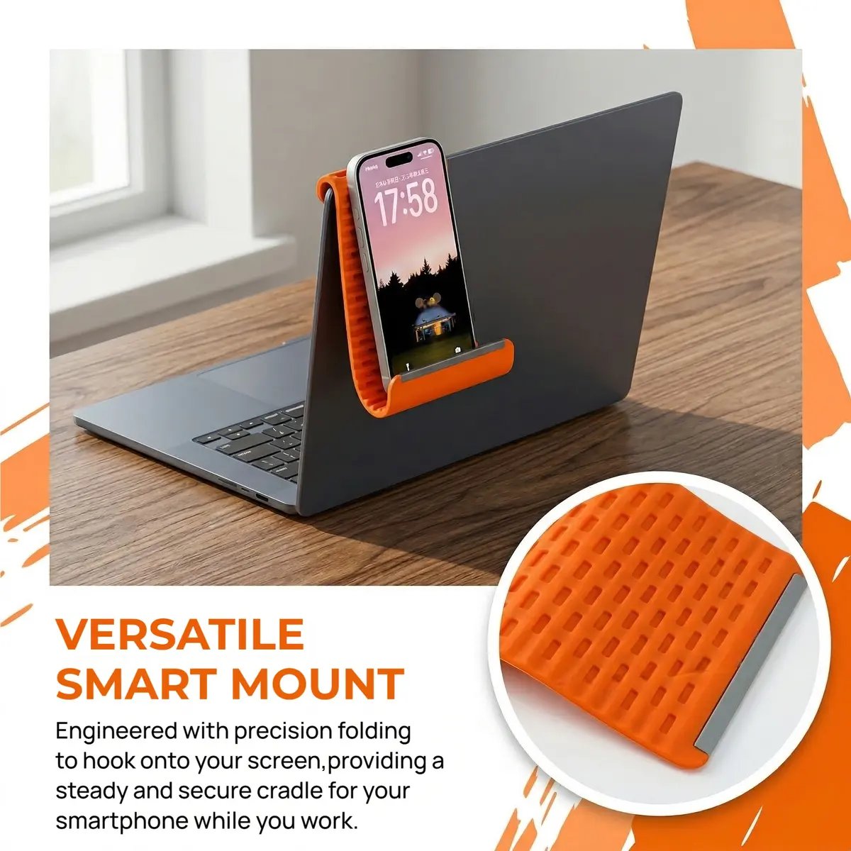 🔥Limited TimePromotion 50% OFF🎁 Foldable Silicone Aluminum Holder