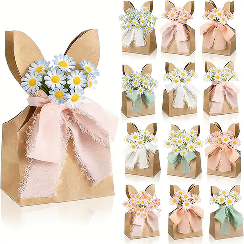 🔥Limited Time Promotion 50% OFF 🐰Boho Bow Goodie Bags for Egg Hunts