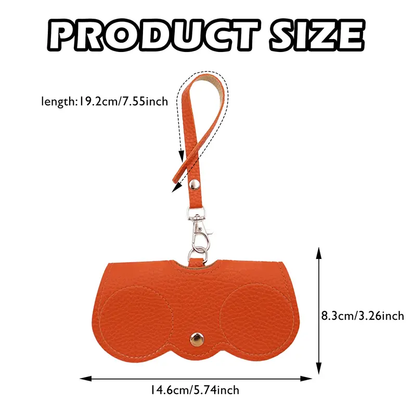 🔥Limited TimePromotion 50% OFF🔥 Soft PU Leather Sunglasses Bag👓️