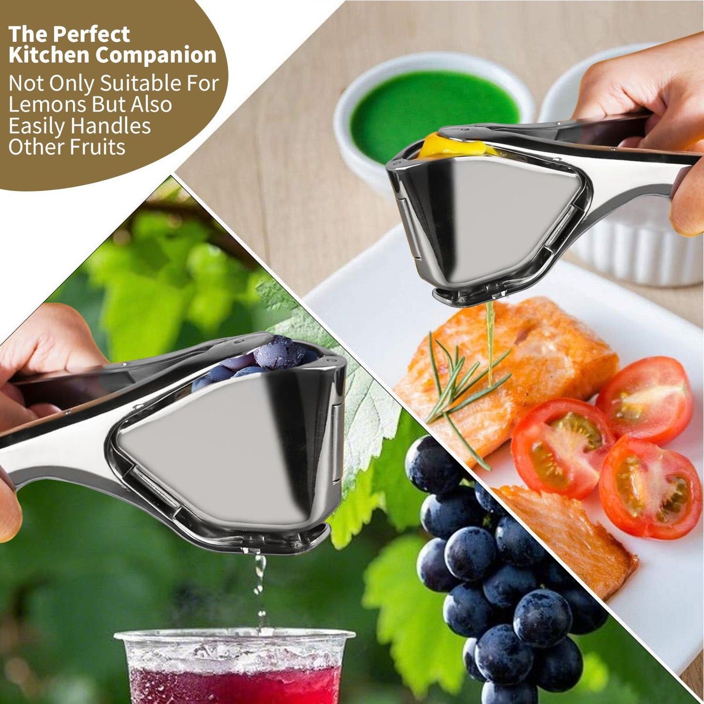 Citrus Squeezer | Stainless Steel or PP – Handheld Juicer for Lemons, Limes & Oranges 🍋