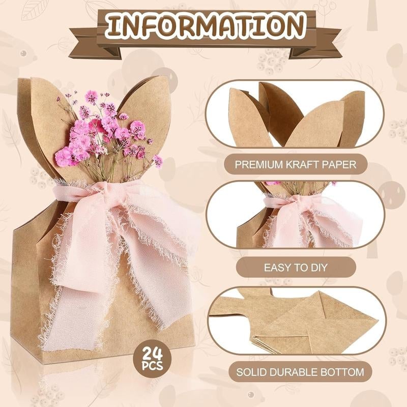 🐰Boho Bow Goodie Bags for Egg Hunts, Classroom Treats & Thoughtful Spring Surprises